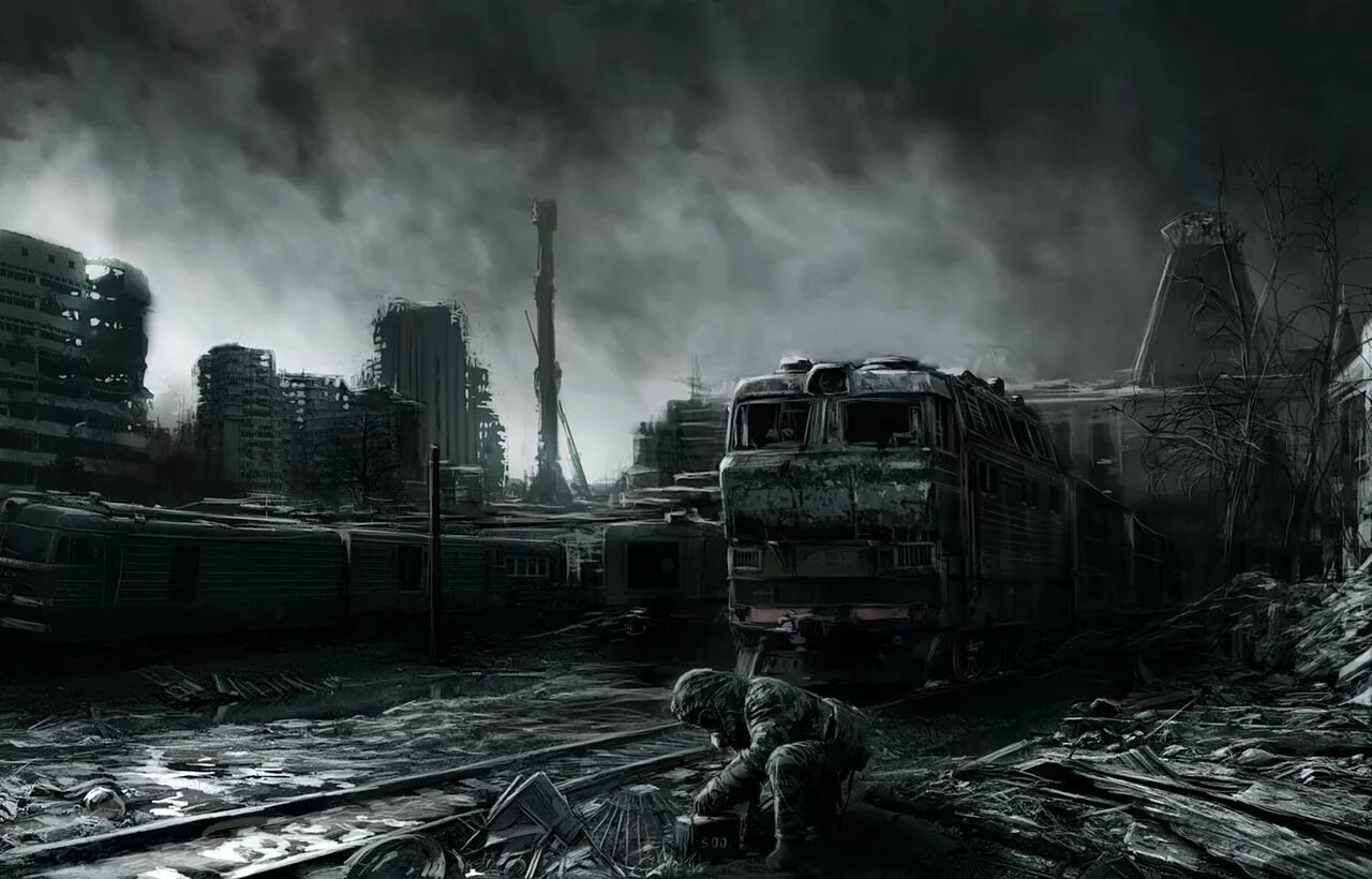 Метро 2033 поезд. Метро 2033 город. Постапокалиптическая Москва Metro 2033. Метро 2033 город арт.