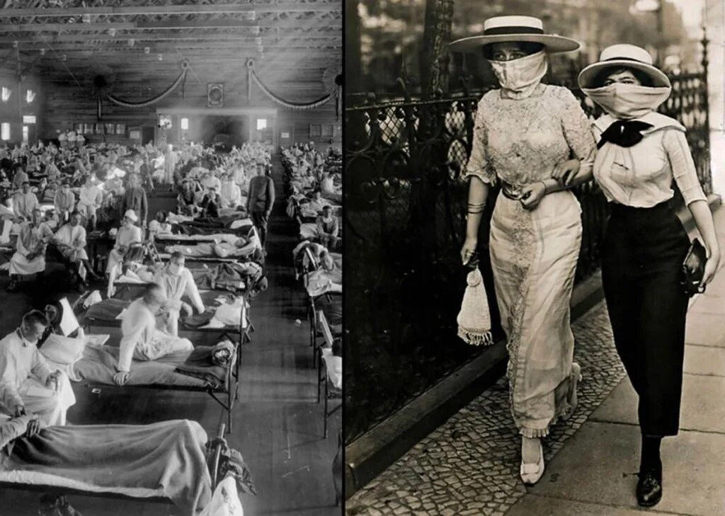 Испанка Пандемия 20 века. Испанка грипп эпидемия 1918 года Испания.