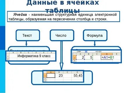 Обработка данных средствами электронной таблицы