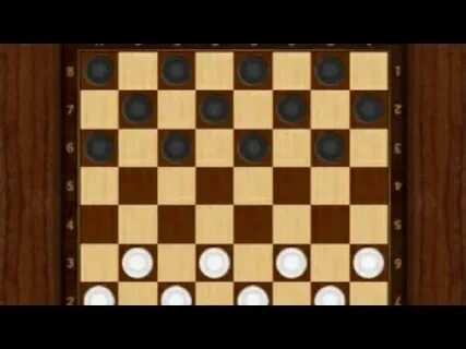 Игра в шашки в первые