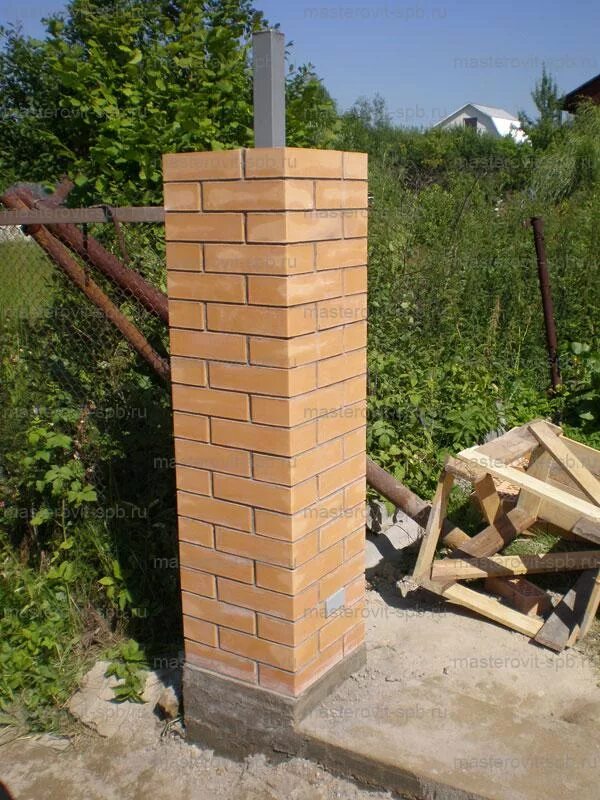 Размер кирпичного столба