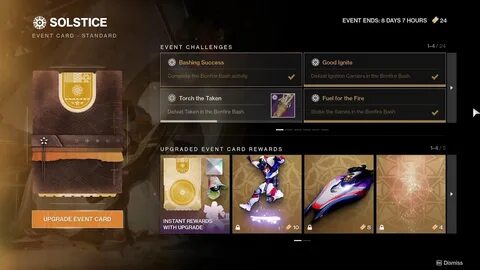 Event rewards