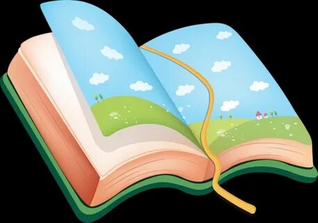 Раскрытая детская книга