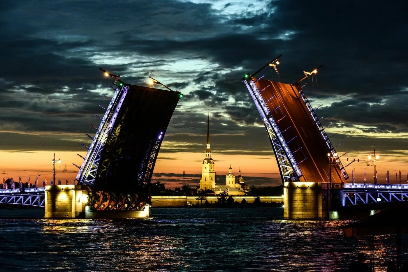 Главный разводной мост в санкт петербурге