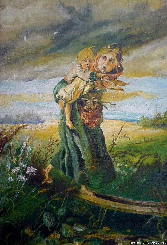 Картина бегущие от грозы. Маковского дети бегущие от грозы. Дети, бегущие от грозы, 1872 г.. Маковский гроза картина. Дети бегущие от грозы Третьяковская галерея.