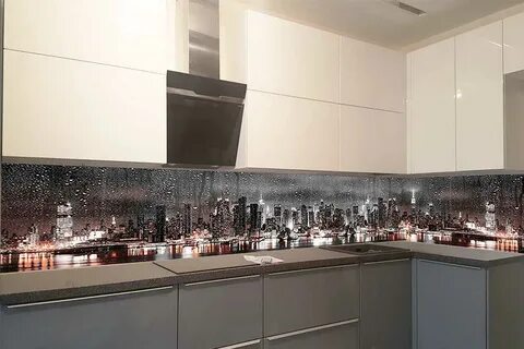 Кухня ночной город