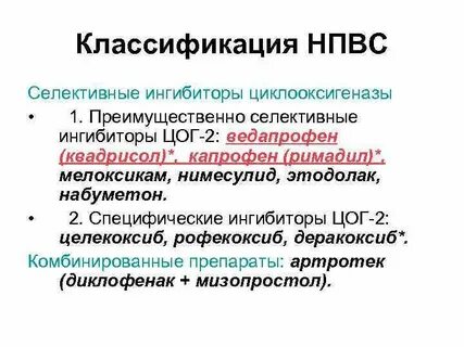 Селективные ингибиторы препараты