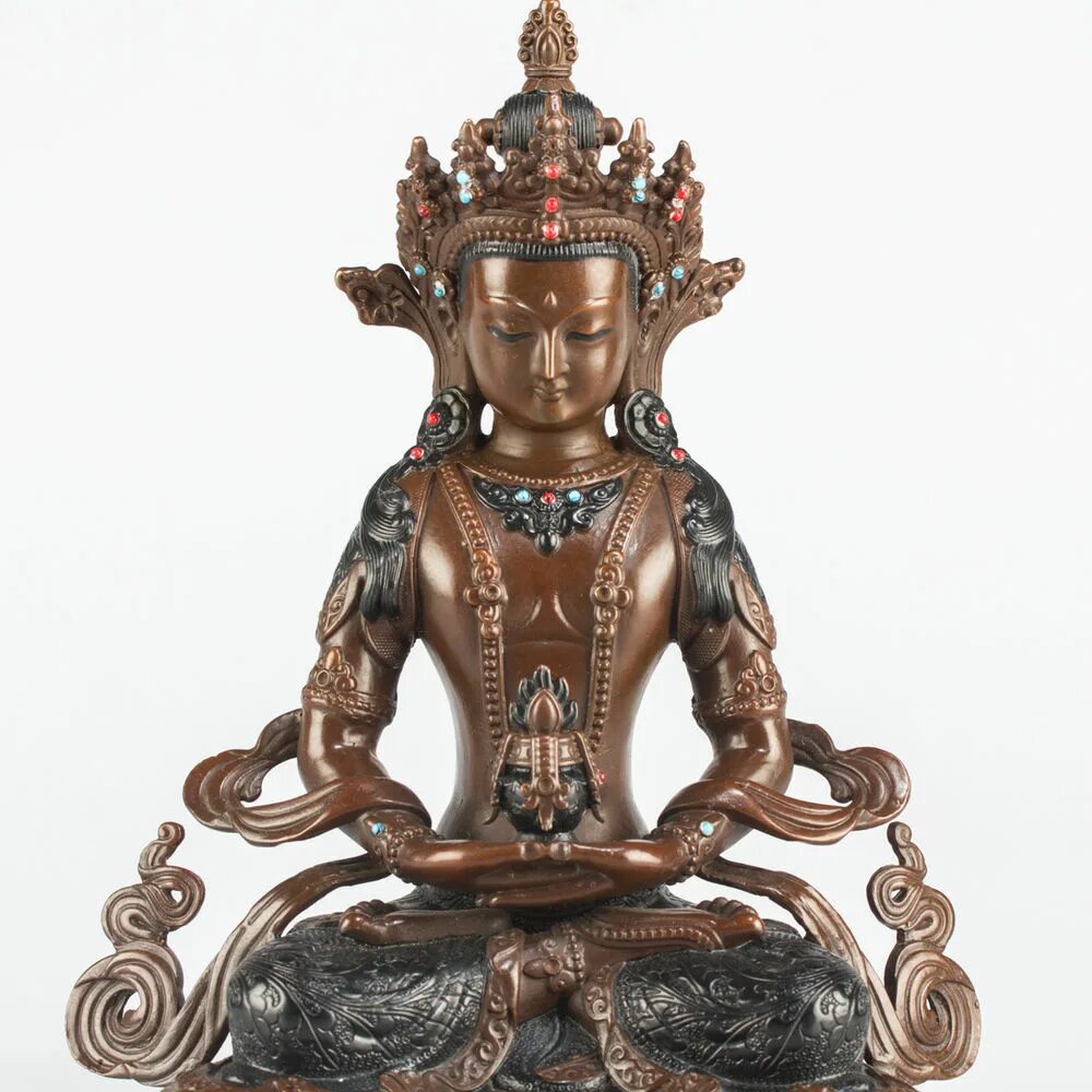 Будда цена. Амитаюс Будда. Будда Амитаюса статуэтка. Амитаюс божество долголетия. Будда дхармакайи статуэтка.