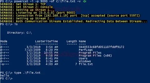 Powershell set variable