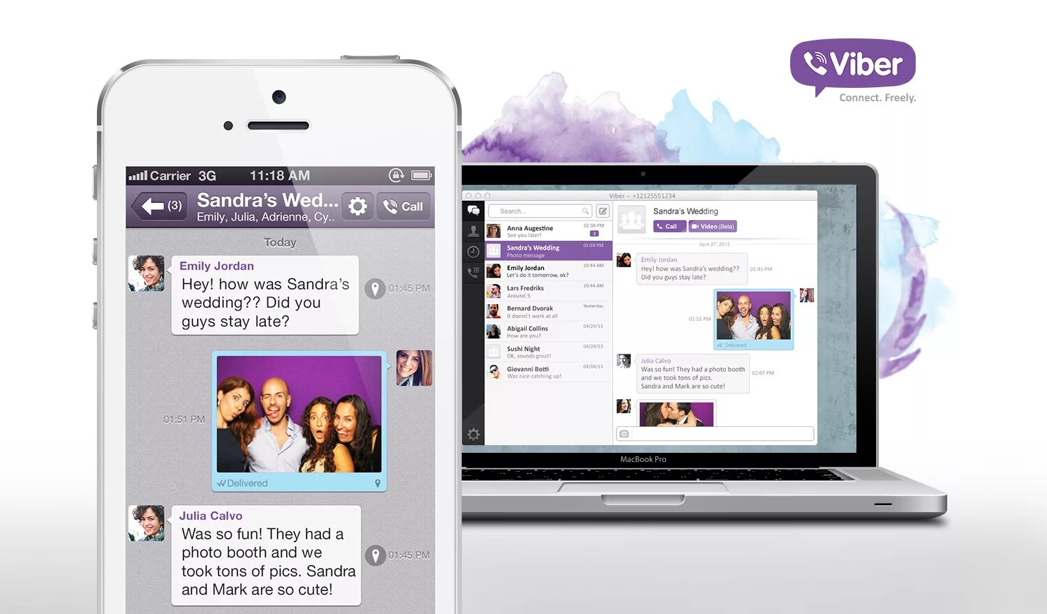 Viber. Viber на ПК. Вайбер Главная страница.