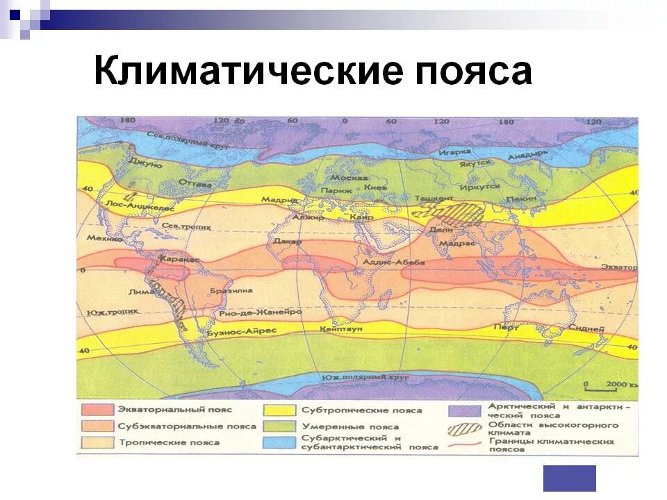 Где находится город климатическая. Климатические пояса земли с названиями.