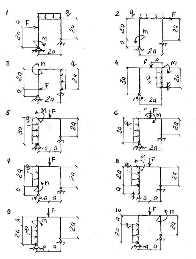 3 рисунок 2 3 схема. Исходные данные к задаче ТМ-1.