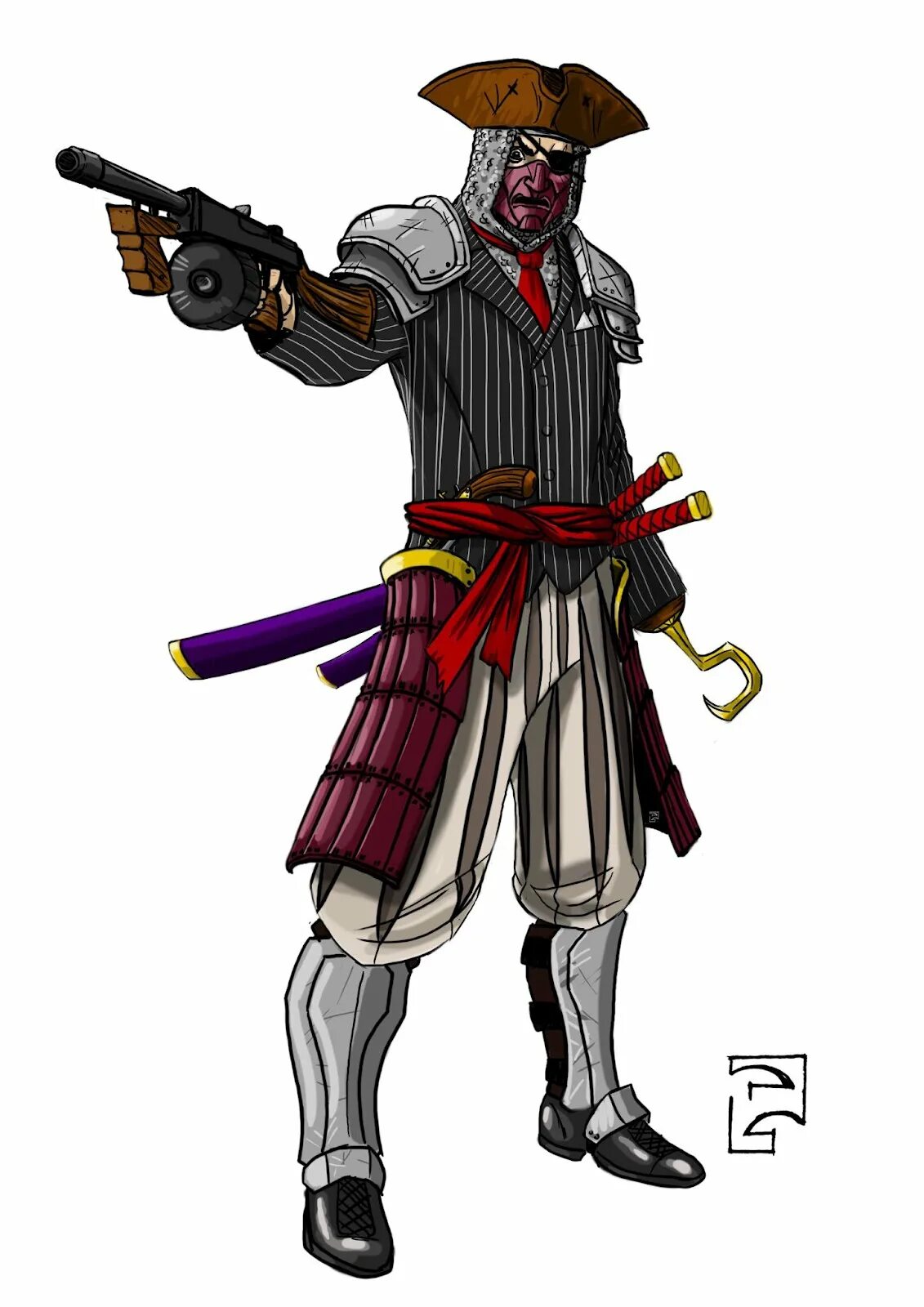 Черный костюм самурая. Red steel 2 катана. Red steel 2 ковбой самурай. Red steel 2 ковбой самурай арт. Аниме ковбой самурай.