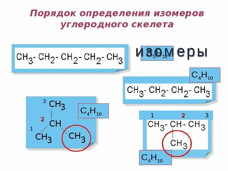 Изобразите структуры всех возможных открытых углеродных скелетов