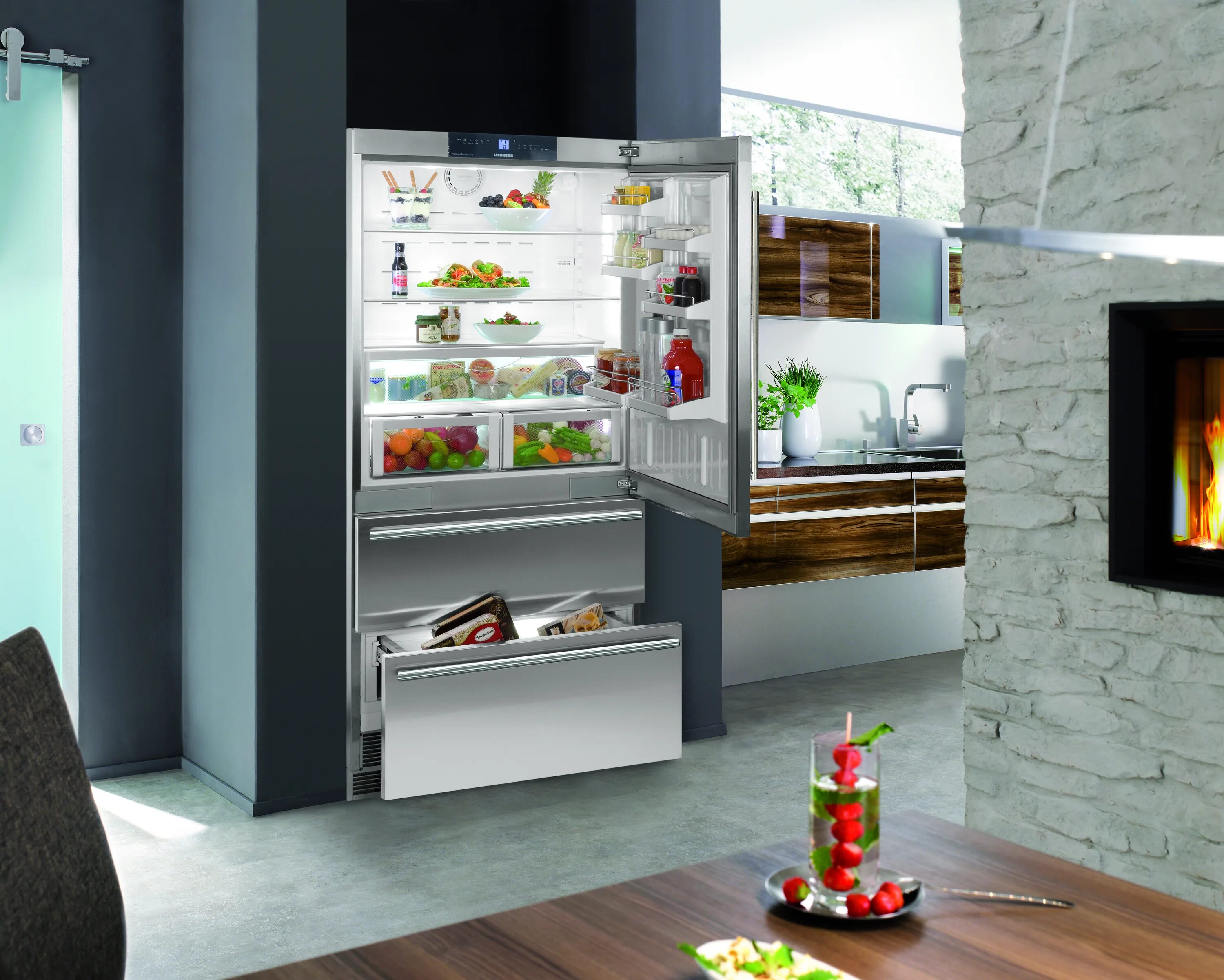 Холодильник Liebherr French Door. Либхер cs2060. Встраиваемый холодильник Либхер. Встроенный холодильник 80см. Какие встроенные холодильники лучше
