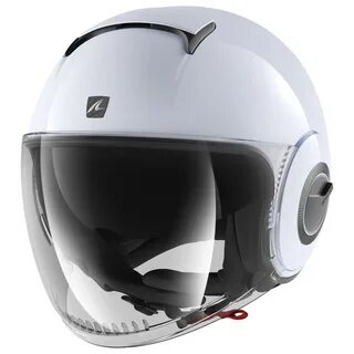 Шлем SHARK NANO BLANK WhiteSilver Glossy S купить в интернет-магазине Топр...