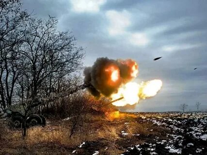 Обстрел донбасса