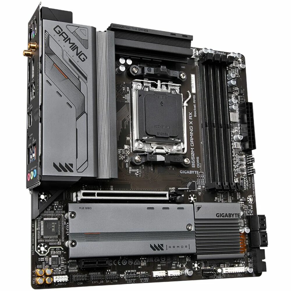 Gigabyte b650m gaming x ax ddr5 am5. Gigabyte b650 gaming x ax. gigabyte b650m gaming x ax, socket am5, amd b650. материнская плата gigabyte b650 gaming x ax. mb gigabyte amd am5 b650 gaming x ax ddr5.