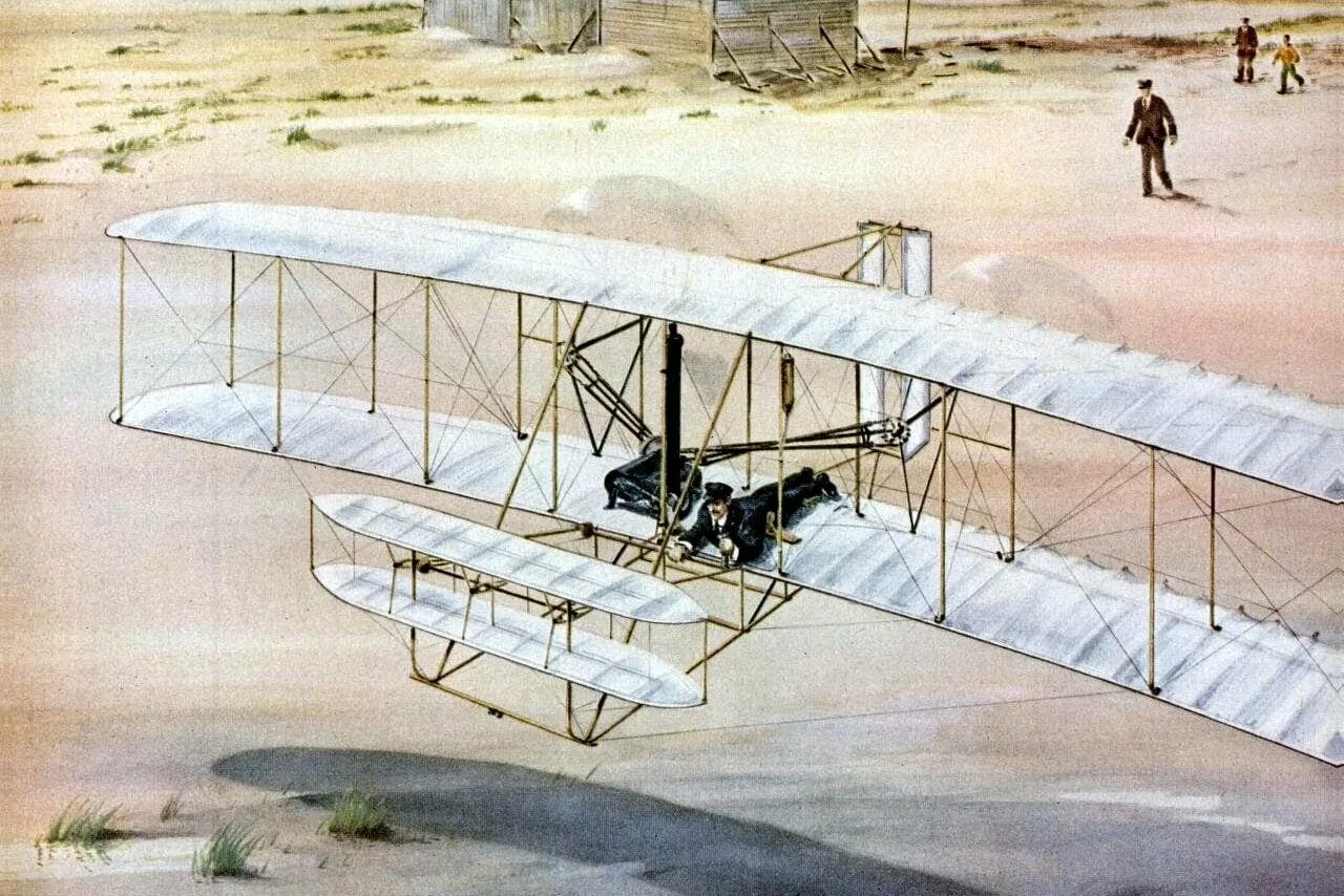 The first plane