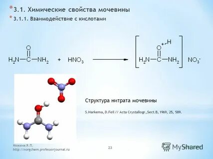 Мочевина органическая кислота