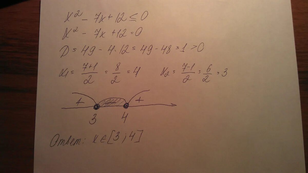 X2-7x+12 0. X2+7x+12 меньше 0. X2-7x+12 больше или равно 0. X2=7.