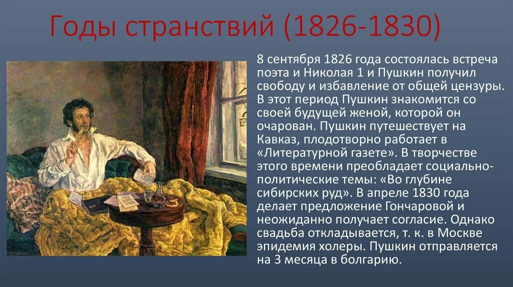 Как называется самый плодотворный период творчества пушкина. Пушкин после ссылки 1826-1830. Возвращение из ссылки Пушкина 1826-1830. Пушкин 1826. Пушкин после ссылки 1826-1830 кратко.