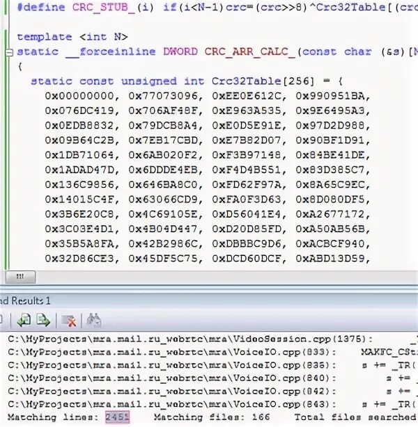 Compile time. Compile time