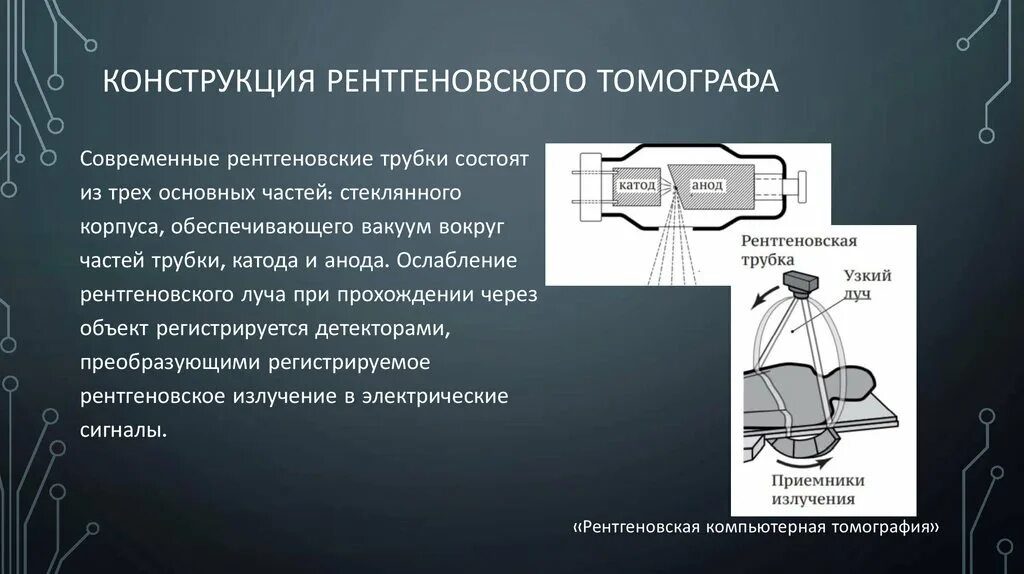 Конструкция рентгеновского томографа. Рентгеновская трубка в томографе. Рентгеновская трубка компьютерного томографа. Устройство компьютерного томографа.