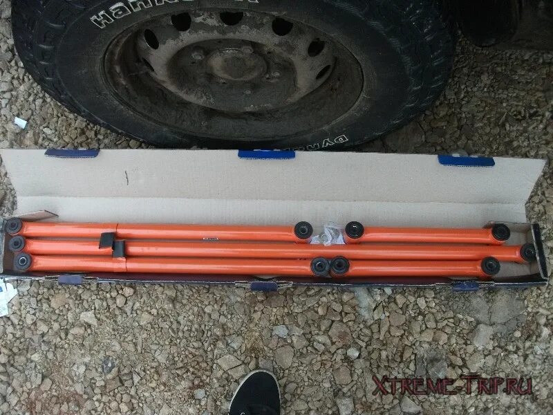 реактивные тяги шеви нива