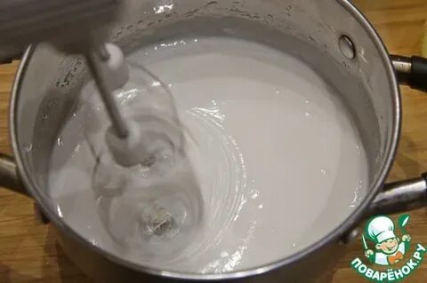 Глазурь для кулича без миксера и блендера