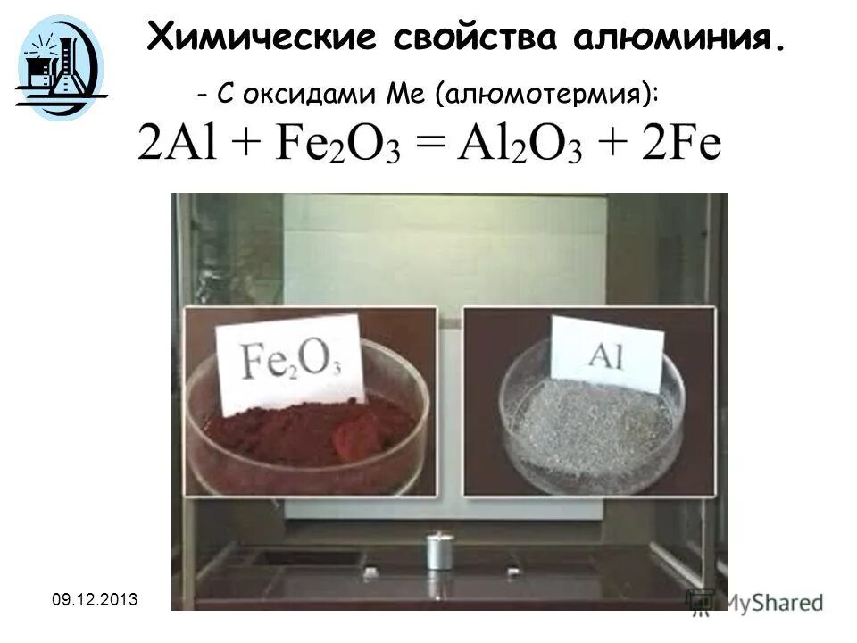 Алюмотермия. Алюмотермия оксида никеля. Алюмотермия из оксидов. Химические свойства оксида алюминия.