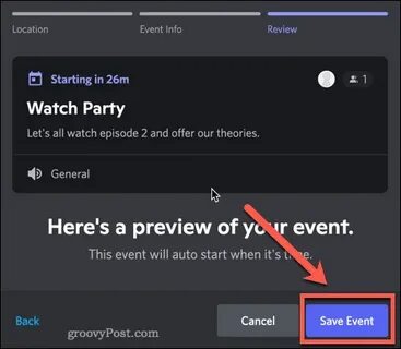 Discord event