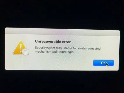 Unrecoverable error