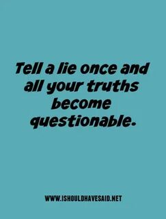 Your lies перевод
