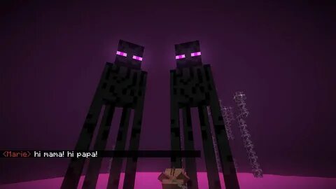 Jenny mod Marie Prowell's parents enderman - Minecraft Fan Art.