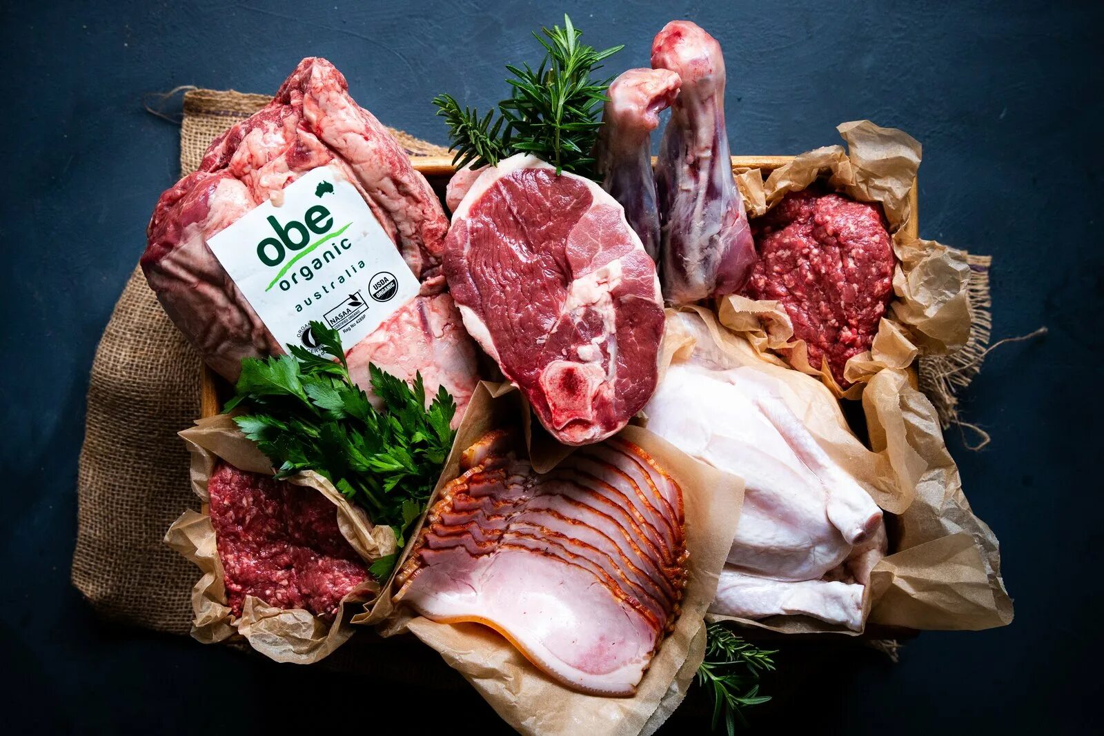 Органическое мясо. Передок meat. Organic meat. Meat package. Lot of meat