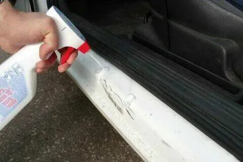 Чем удалить двухсторонний скотч с автомобиля кузова