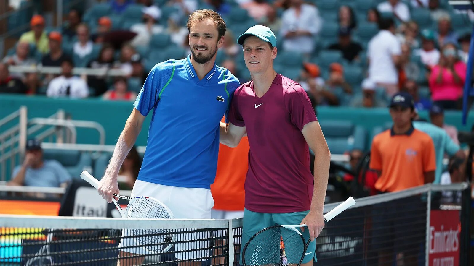 Янник Синнер Медведев. Дэниел Медведев теннисист. Medvedev ATP Miami. Daniil Medvedev Miami Sinner. Сегодняшние матчи теннис