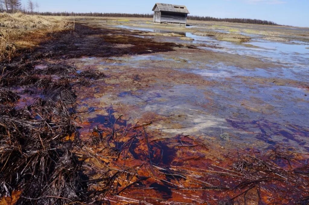 Природные разливы нефти