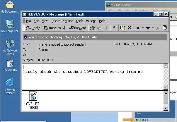 Вирус i love you. Iloveyou вирус. Loveletter вирус. Iloveyou вирус как выглядит.