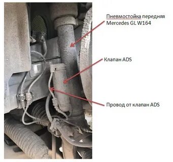 Ошибка пневмоподвески мерседес