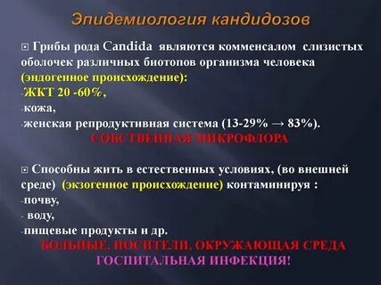Кандидомикоз это