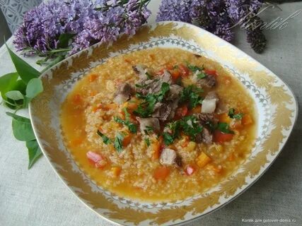 Суп с булгуром