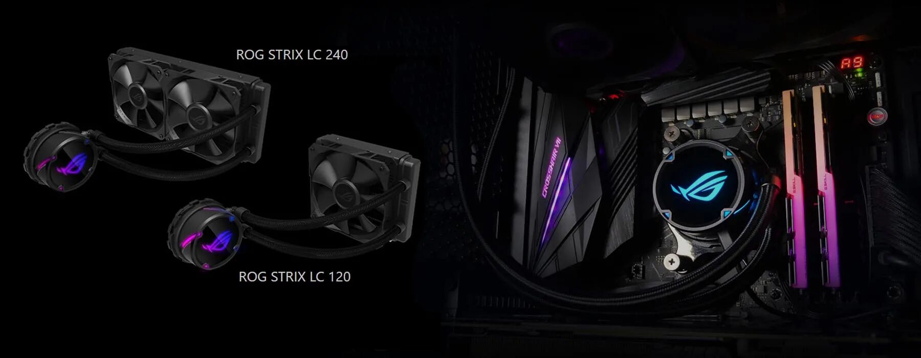 Кулер rog strix. ASUS ROG Strix LC 240. ASUS ROG Strix охлаждение. Водяное охлаждение ASUS ROG Strix. ASUS ROG Strix LC 120.