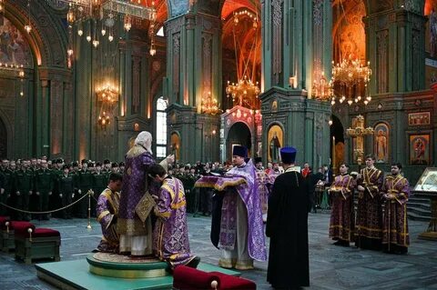 Храм вооруженных сил литургия