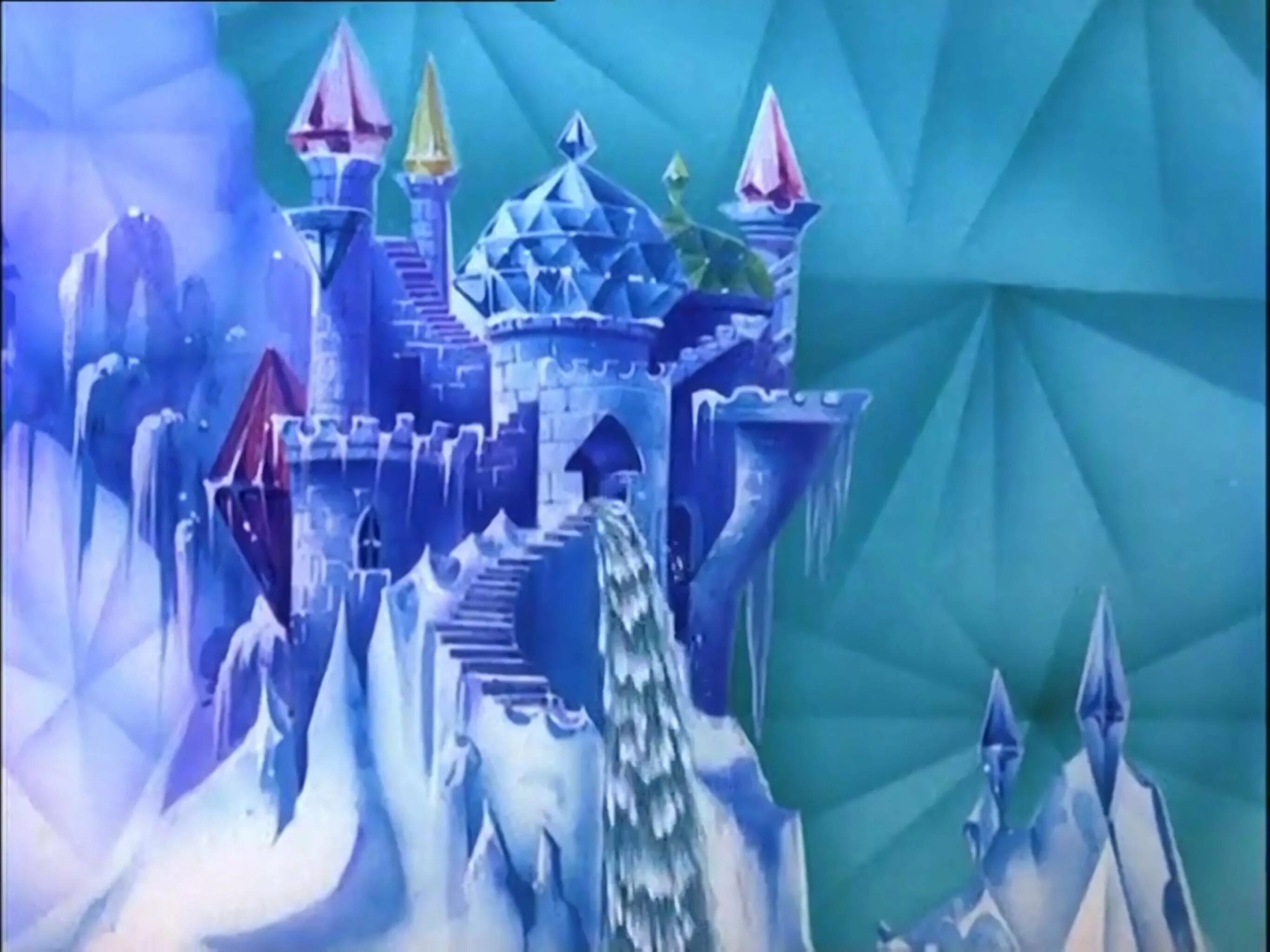 Кристальный замок. Сказочный дворец. Сказочное царство. Сказочный замок. Дворец снежной королевы.