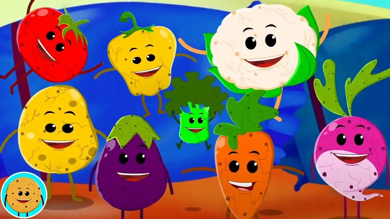 A little vegetables. Five little фрукты. ten little fruits. vegetables song. fruit and vegetables songs for kids.