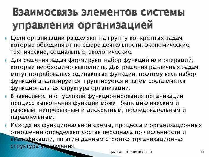 Взаимосвязь элементов управления. Взаимосвязь элементов. Взаимосвязанные компоненты по Прохорову Учредитель.