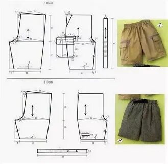 Шорты юбка выкройка на резинке - 92 фото