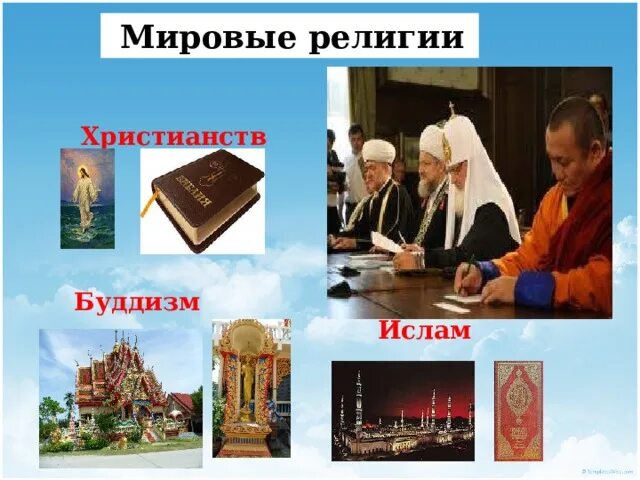 Мировые религии. Место религии в россии